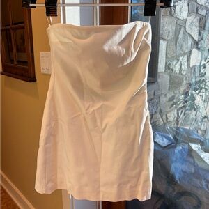 Zara Strapless White Dress